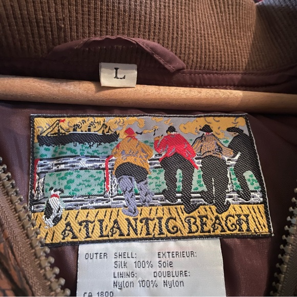 Vintage Atlantic Beach Silk Bomber - Picture 5 of 9